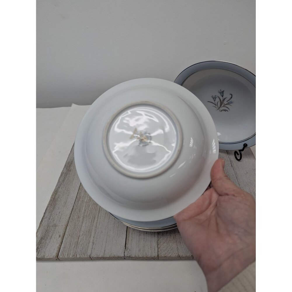 Set Of 4 Noritake Bluebell Soup Cereal Bowls 5558 Fine China - Picture 6 of 7